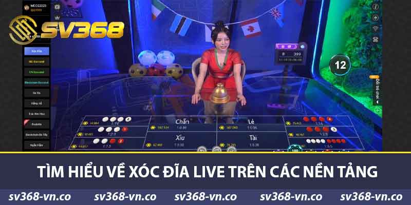 Xóc Đĩa Live SV368 - Hướng Dẫn Chơi, Chiến Thuật Và Lợi Ích 2 Tìm hiểu về xóc đĩa live trên các nền tảng